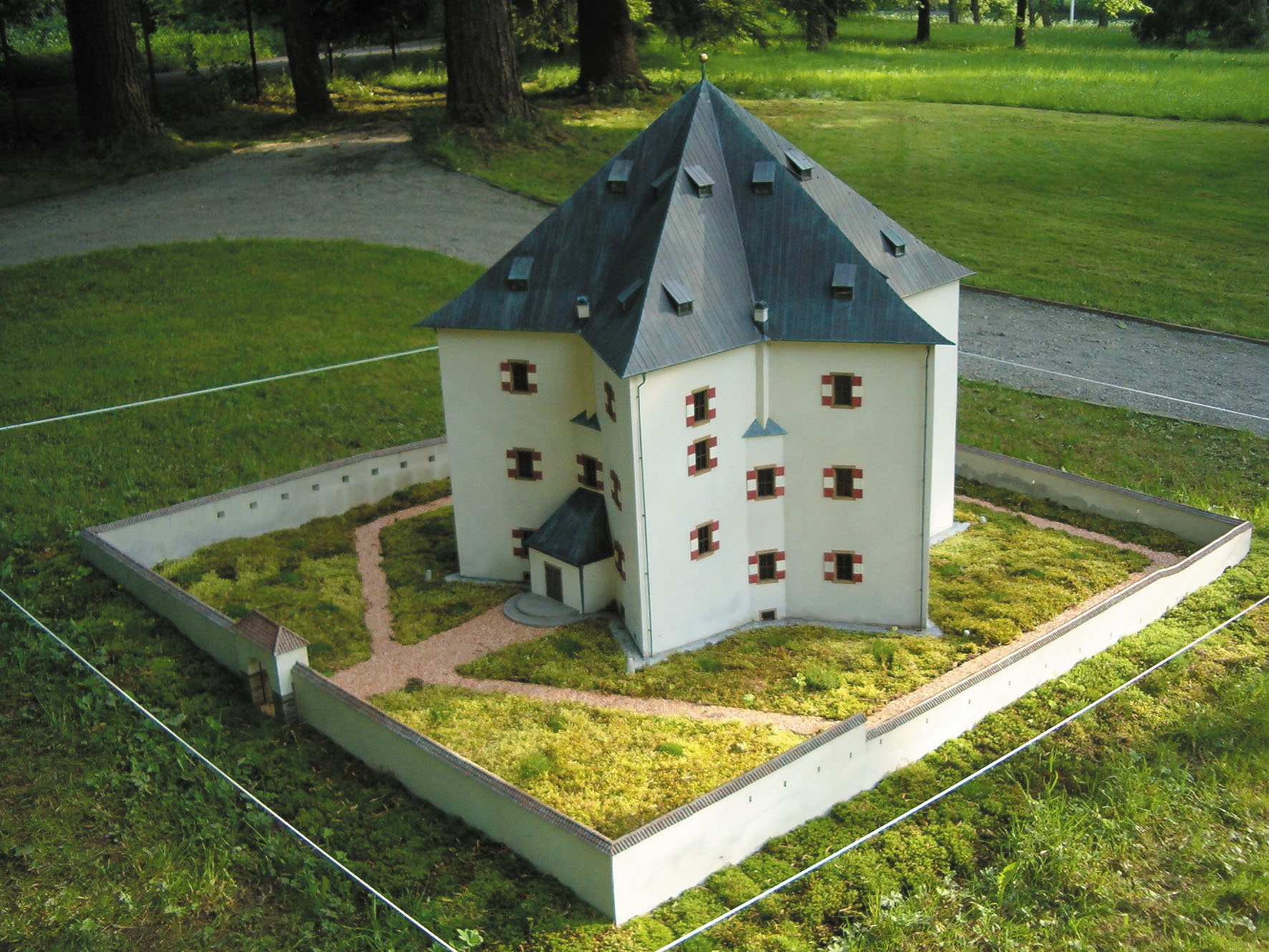 Schloss Stern (Modell im Park Boheminium)