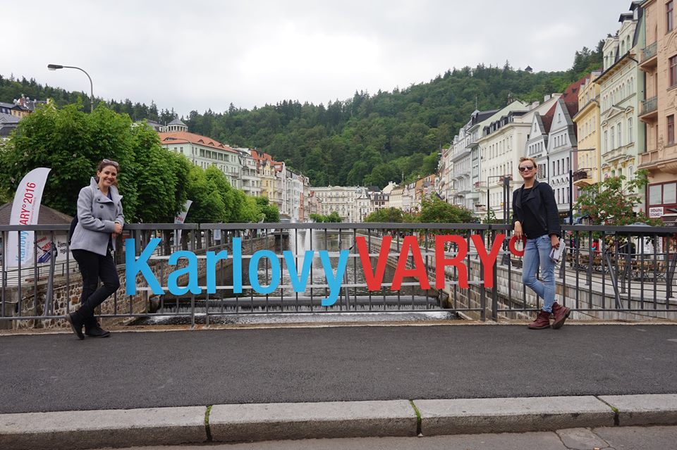 Ania und ich in Karlsbad