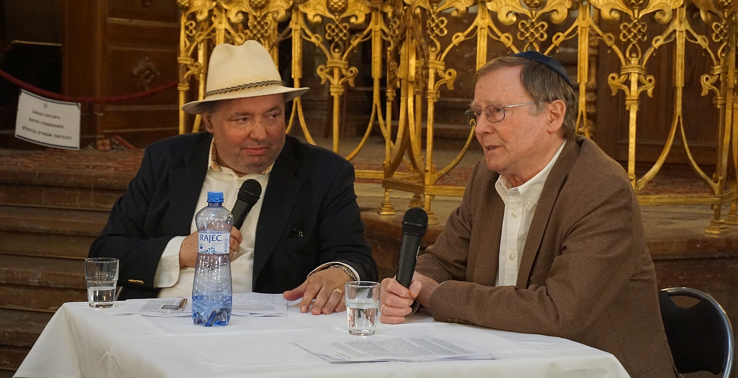 David Stecher (links) und Hans Dieter Zimmermann (rechts)
