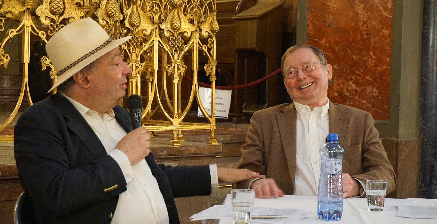 David Stecher (links) und Hans Dieter Zimmermann (rechts)