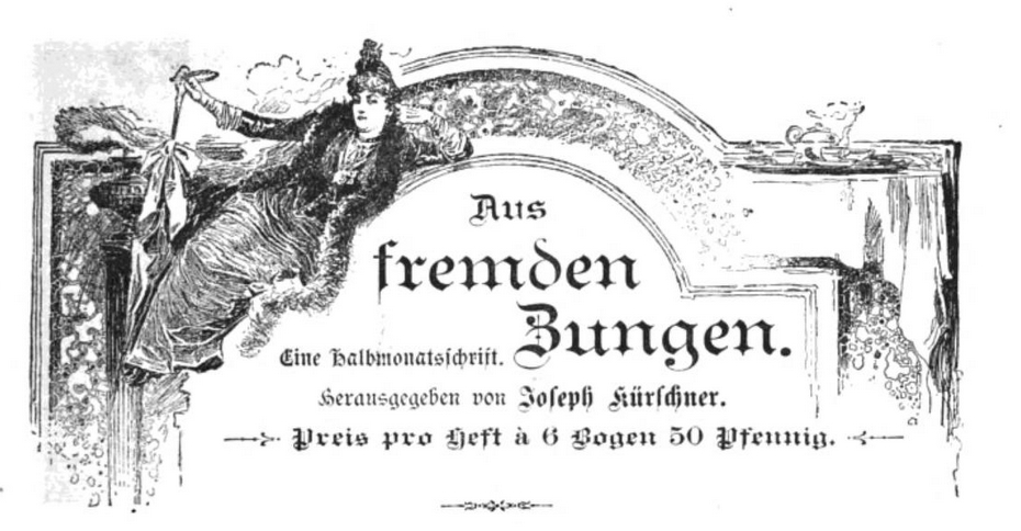 Aus fremden Zungen 1891