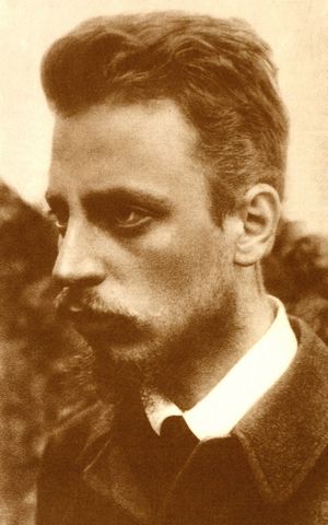Rainer Maria Rilke um 1900. Foto 1: unbekannt