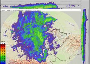 Satellitenbild ďes ČHMÚ