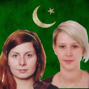 Hana Humpálová und Antonie Chrástecká (Fotomontage)