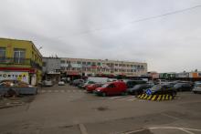 Parkplatz auf dem Sapa-Gelände