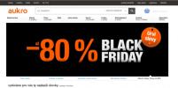 "Black Friday" 2016 auf dem Online-Marktplatz Aukro.cz