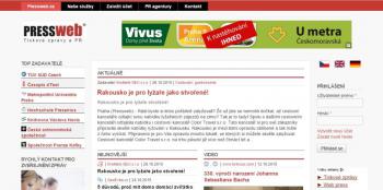 Pressweb - Tschechiens Portal für Pressemitteilungen und PR