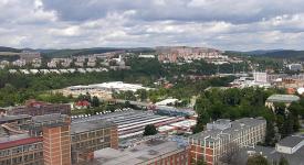 Zlín: Siedlung Jižní svahy Zlín: Siedlung Jižní svahy